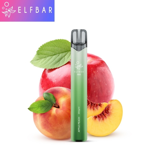 ELF BAR 800 - Apple Peach - Einweg E-Zigarette 20mg